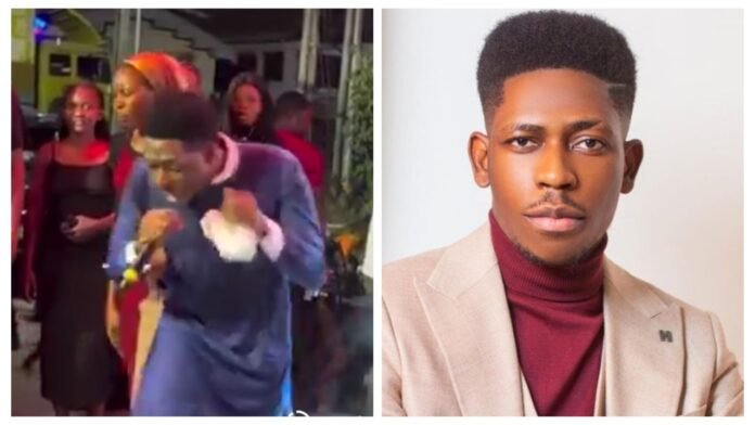 Moses Bliss Reacts with Joy as Man Healed of 4-Year Ailment in Enugu