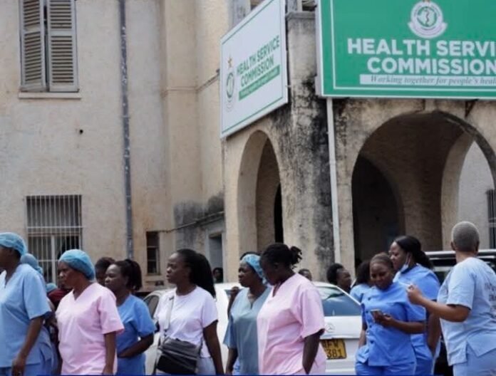 Nurses in Zimbabwe