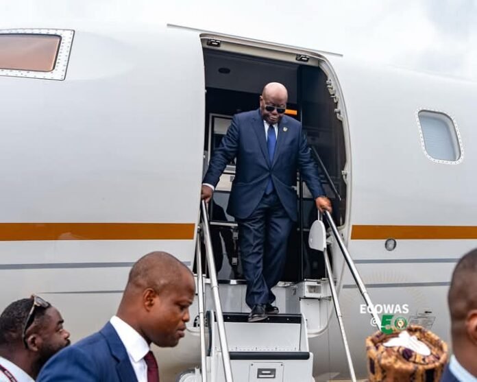 Nana Akufo-Addo arrives in Cotonou, Benin Nana Akufo-Addo arrives in Cotonou, Benin
