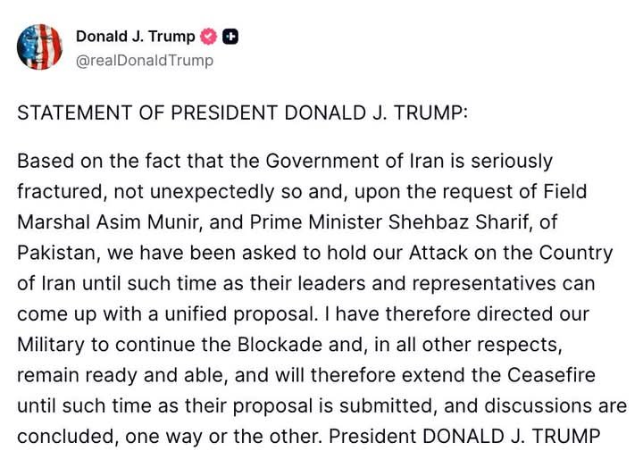 ceasefire between Iran and the United States