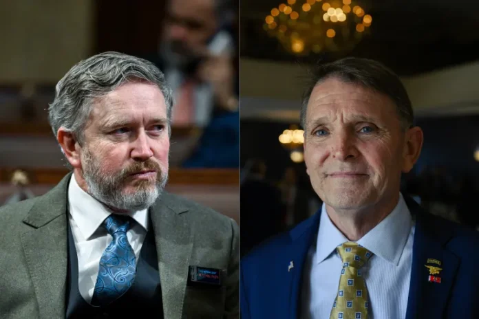 Thomas Massie (left) and Ed Gallerin (right)