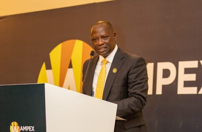 Honourable Emmanuel Armah-Kofi Buah speaking at WAMPEX 2026