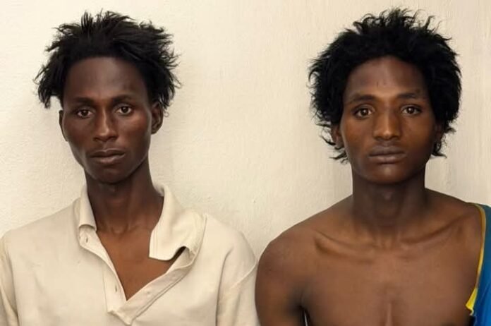 The suspected kidnappers