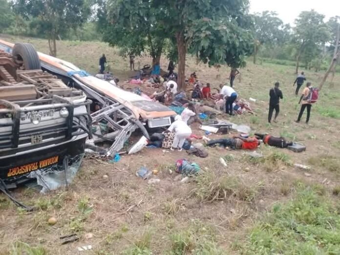 The accident scene