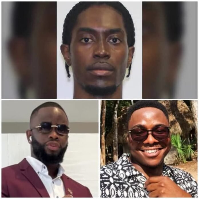 Kensworth Alton Francis and the two Nigerian security guards he killed Kensworth Alton Francis and the two Nigerian security guards he killed