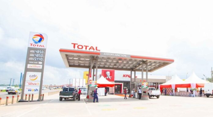 A Total Energy gas station in Ghana