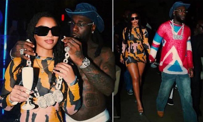 Chloe Bailey and Burna Boy Chloe Bailey and Burna Boy
