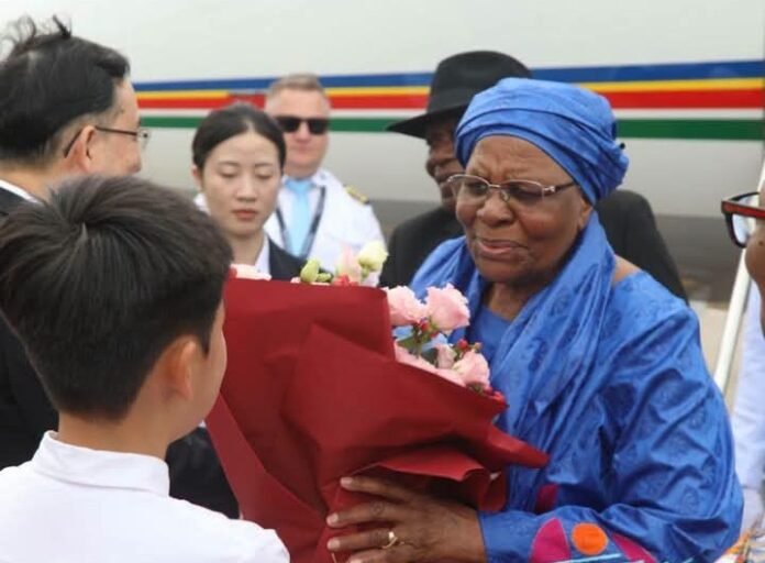 Netumbo Nandi-Ndaitwah Arrives in Guangzhou
