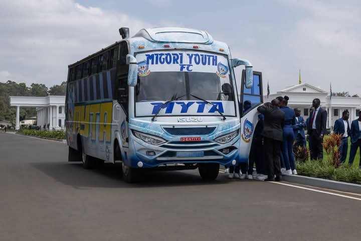 Migori Youth FC bus donated by President William Ruto
