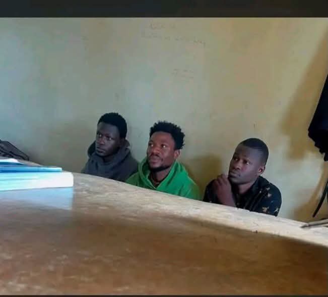 The three suspects