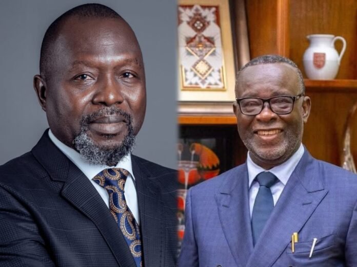 Attorney General, Dominic Ayine (left) and Nii Ayitey Anumle Oyanka Attorney General, Dominic Ayine (left) and Nii Ayitey Anumle Oyanka