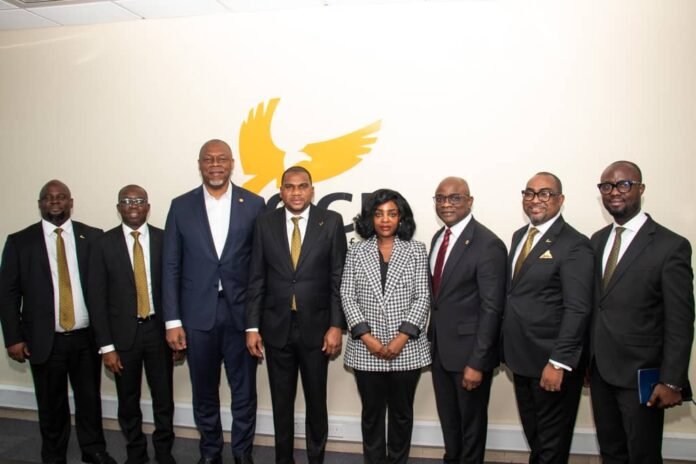 PAPSS and GCB Bank executives