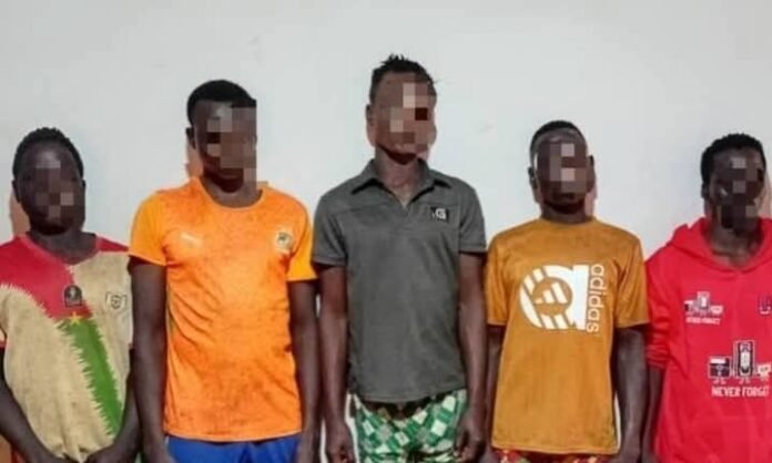 Some illegal gold miners arrested in Odienné, Côte d’Ivoire Some illegal gold miners arrested in Odienné, Côte d’Ivoire