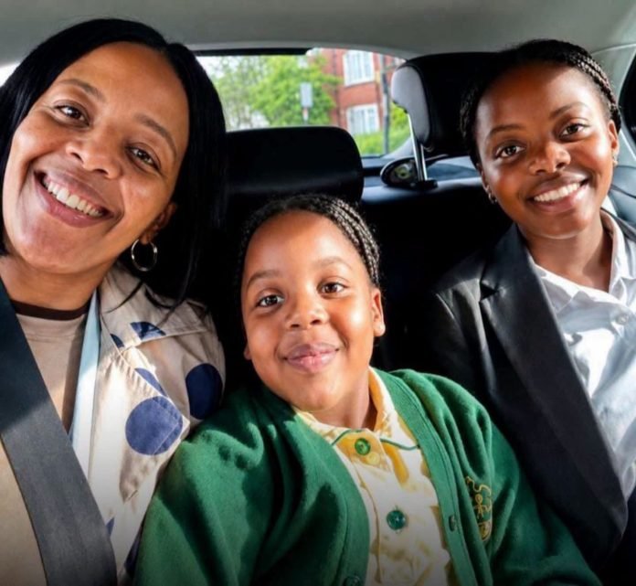 Nothabo Zandile Tshuma and her two daughters,