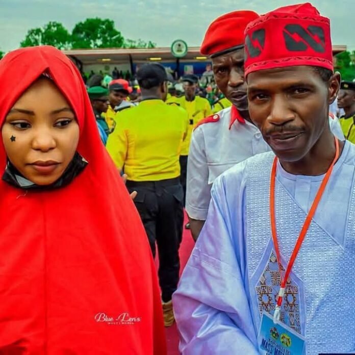 Haruna Bashir and his new wife